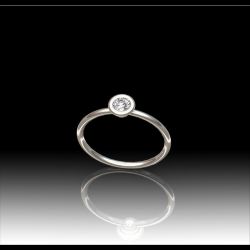 Solitaire fil diamant