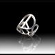 Bague Peace argent