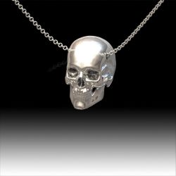 Pendentif Argent Tête de mort